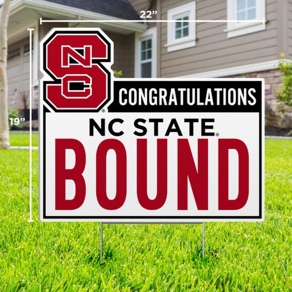 Yard Sign - Congratulations NC Stat